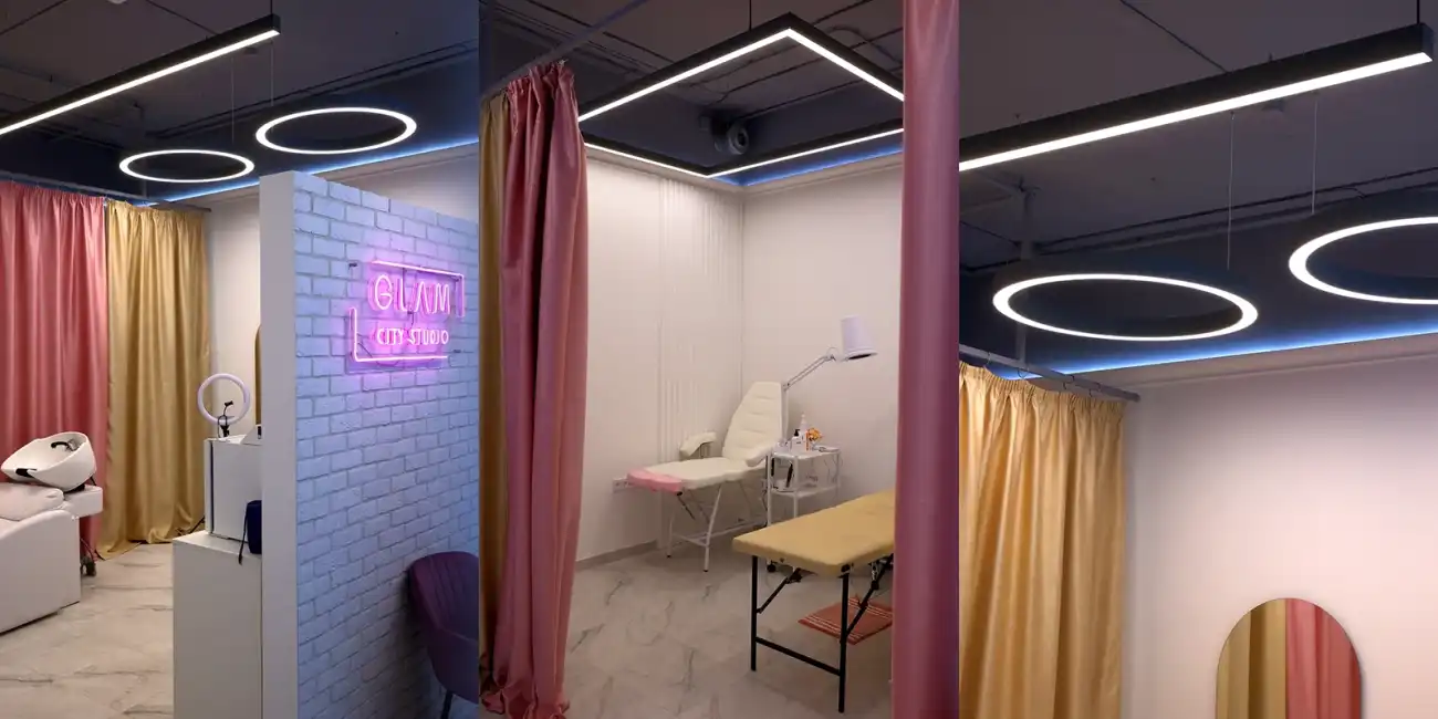 салон красоты glam studio услуга освещения